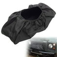 thumbnail image 2 of Ikeay Winch Cover 600D Waterproof Dust-Proof Protective Cover for 8500-17500 lbs Winches Indoor Outdoor Use Black, 2 of 7