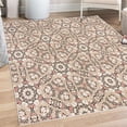 thumbnail image 1 of Mosaic Decorative Rug, Antique Roman Time Inspired Rock Design with Circled Modern Lines Image Print, Quality Carpet for Bedroom Dorm and Living Room, 6 Sizes, Warm Taupe, by Ambesonne, 1 of 4