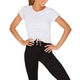 thumbnail image 2 of Calvin Klein Womens Ruched Front Cap Sleeve Top;XL, 2 of 2