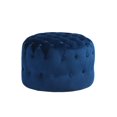 thumbnail image 3 of Homycasa Mid-Century Modern Velvet Cocktail Ottoman, 3 of 9