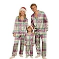 thumbnail image 2 of Aoiroe Matching Family Pajamas Christmas Matching Christmas Pajamas Christmas Family Pajamas Long Pajamas for Men Set Cotton Pajamas for Men Matching Christmas Pajamas for Couples Dad—Purple 3XL, 2 of 9