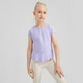 thumbnail image 5 of Kids Big Girls Dance Sports Shirts Athletic Running Gymnastics Yoga Tee Tops 5-12 Years, 5 of 9