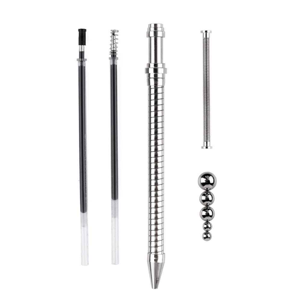 Fidget Think Ink Pen Helps With Adhd And Stress Improves Classroom Concentration Stress Relief Pen For Adults And Children Premium Stainless Steel Walmart Com Walmart Com