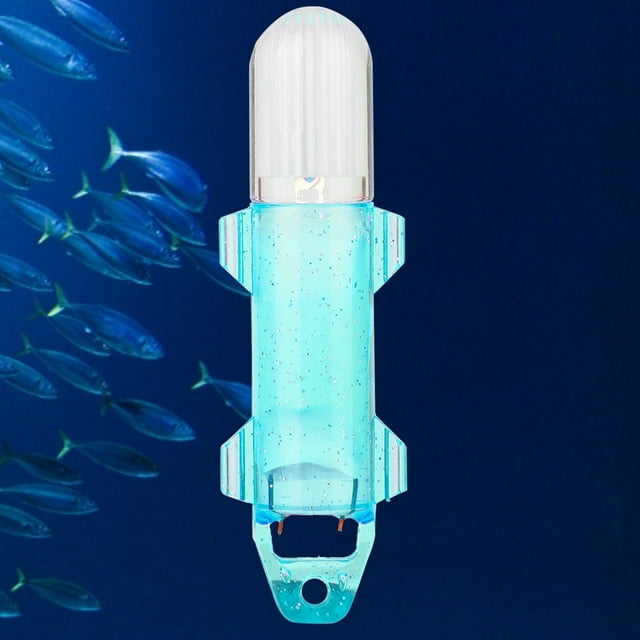 Señuelo LED Jadeshay mini pez LED resistente al agua color rojo