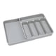 thumbnail image 5 of Bandeja para cubiertos, divisores de cajones, organizador expandible para cubiertos y vajilla Gris, 5 of 9