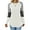 1# White, variant on TEMOFON Women Long Sleeve Shirts Fall Round Neck Sweatshirts Trendy Striped Color Block Pink Cute Tunic Tops Loose Fit Blouses for Women