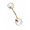 SS/Copper, variant on Horse 6" Copper Double Jointed Winged Snaffle Bit with Lozenge 35384E
