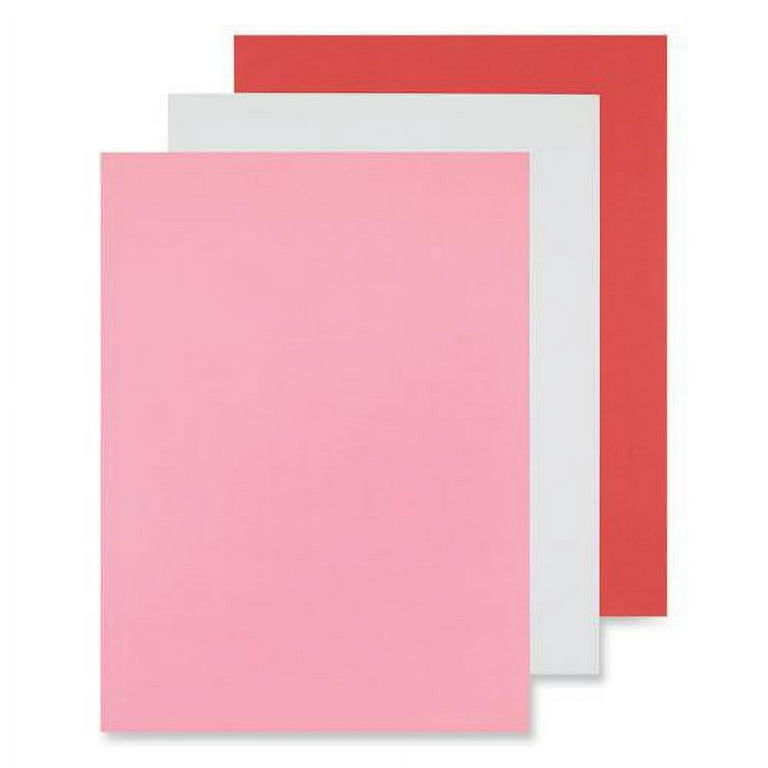 Tru-Ray Valentine Construction Paper in 3 Assorted Colors, 9 x 12, 150  Sheet Paper Pad