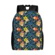 thumbnail image 1 of Balery Blue Floral Mochila - Mochila Estilosa y Duradera para Laptop de 15 Pulgadas con Tela Oxford Impermeable, 1 of 8