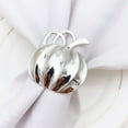 thumbnail image 5 of LIWEN 6Pcs Napkin Ring Pumpkin Luster Alloy Party Serviette Buckles Holders for Halloween, 5 of 8
