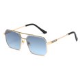 thumbnail image 1 of Large frame sunglasses double bridge men s sunglassesArmy Green, 1 of 5