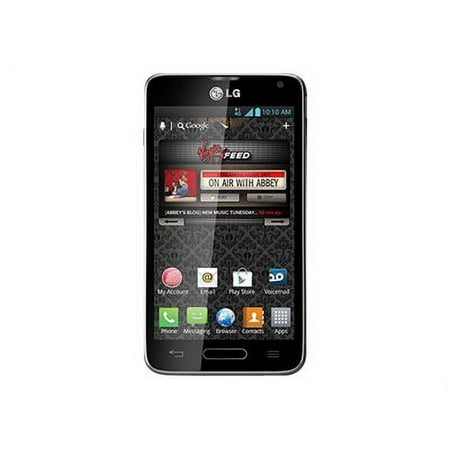 LG Optimus F3 - 4G smartphone - microSD slot - LCD display - 4" - 800 x 480 pixels - rear camera 5 MP - Virgin Mobile - gray