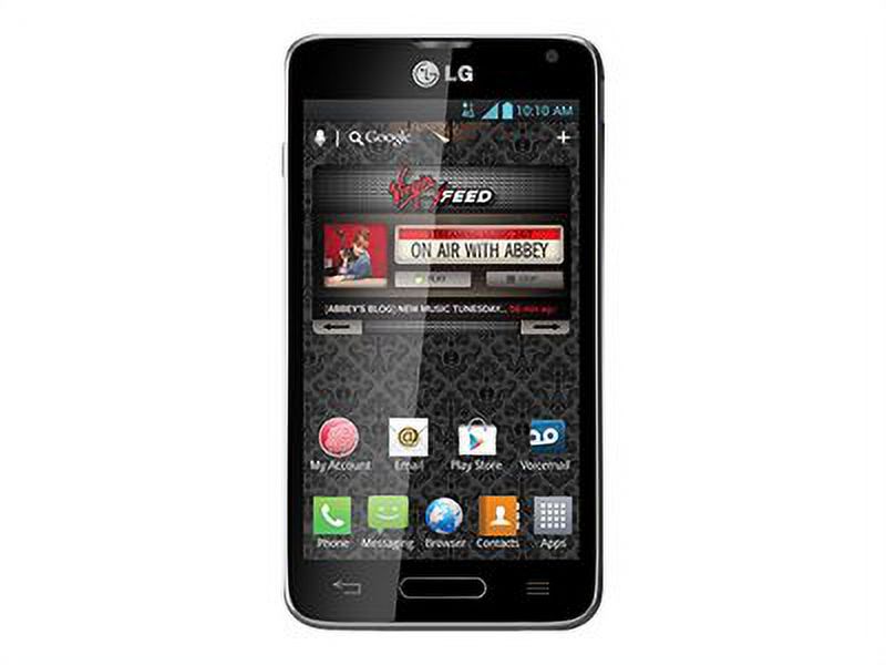 LG Optimus F3 - 4G smartphone - microSD slot - LCD display - 4" - 800 x 480 pixels - rear camera 5 MP - Virgin Mobile - gray - image 3 of 9