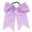 Lavender, variant on Motique Accessories Jumbo Bow Pony with Tails-One Size, Adults (Lavender)