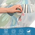 thumbnail image 3 of Yayeee Kitchen Curtains Tier Pair Light Filtering 27"x24" Rod Pocket Short Cafe Window Panel, Vibrant Abstract Design, 3 of 7