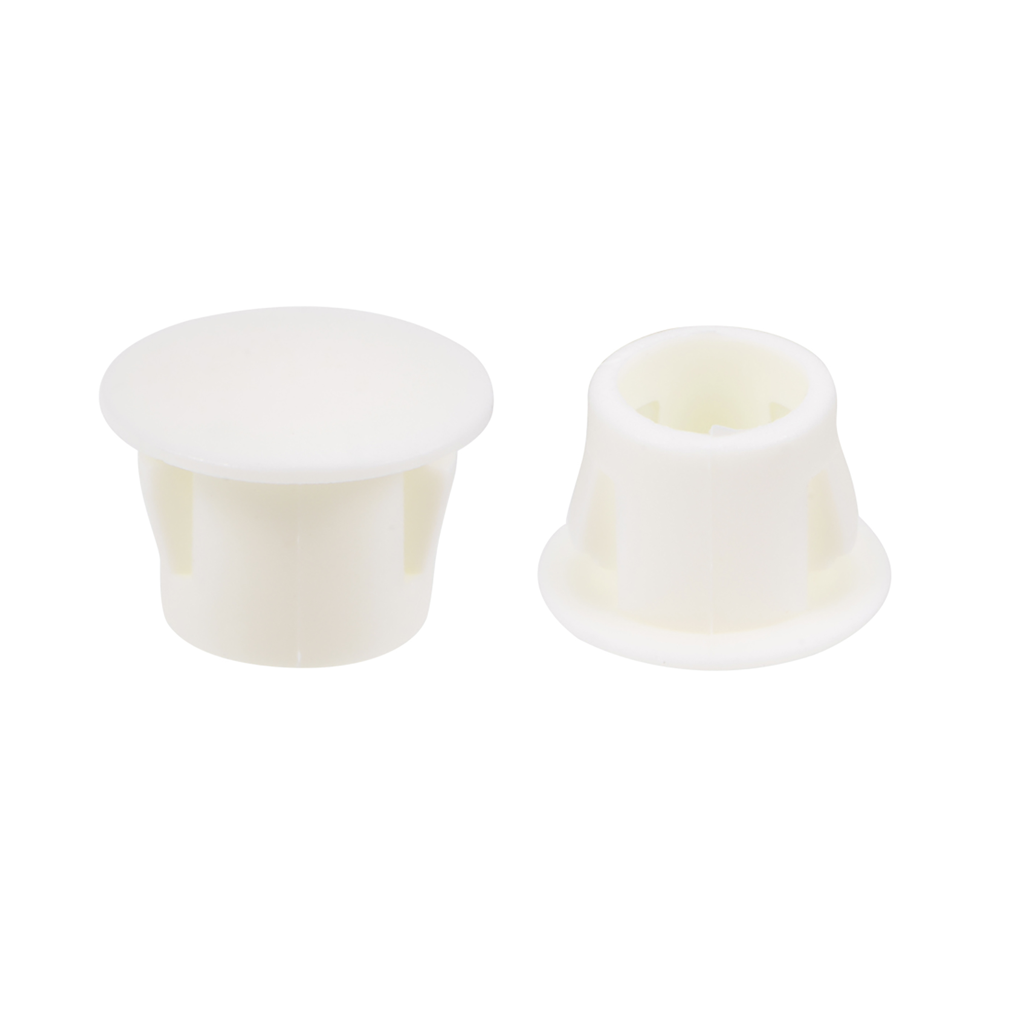 Hole Plugs Beige Plastic 8mm(5/16inch) Snap in Locking Hole Tube