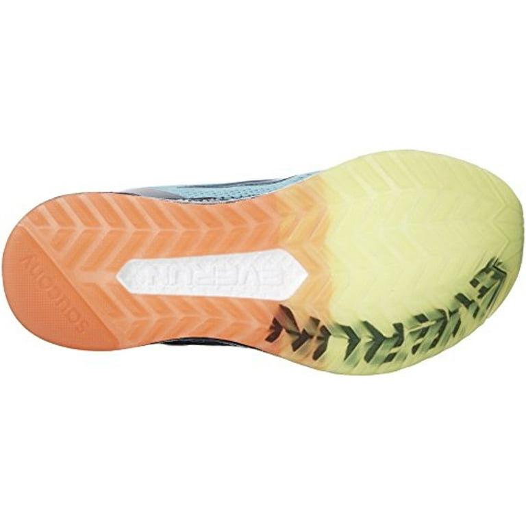 Saucony Women s Freedom ISO Running Shoe 8.5 B M US Blue Citron