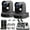 Gray, variant on 2 x PTZOptics Move SE PTZ Camera with 12x Optical Zoom + PTZOptics PT-JOY-G4 Controller + 2 x Wall Mount