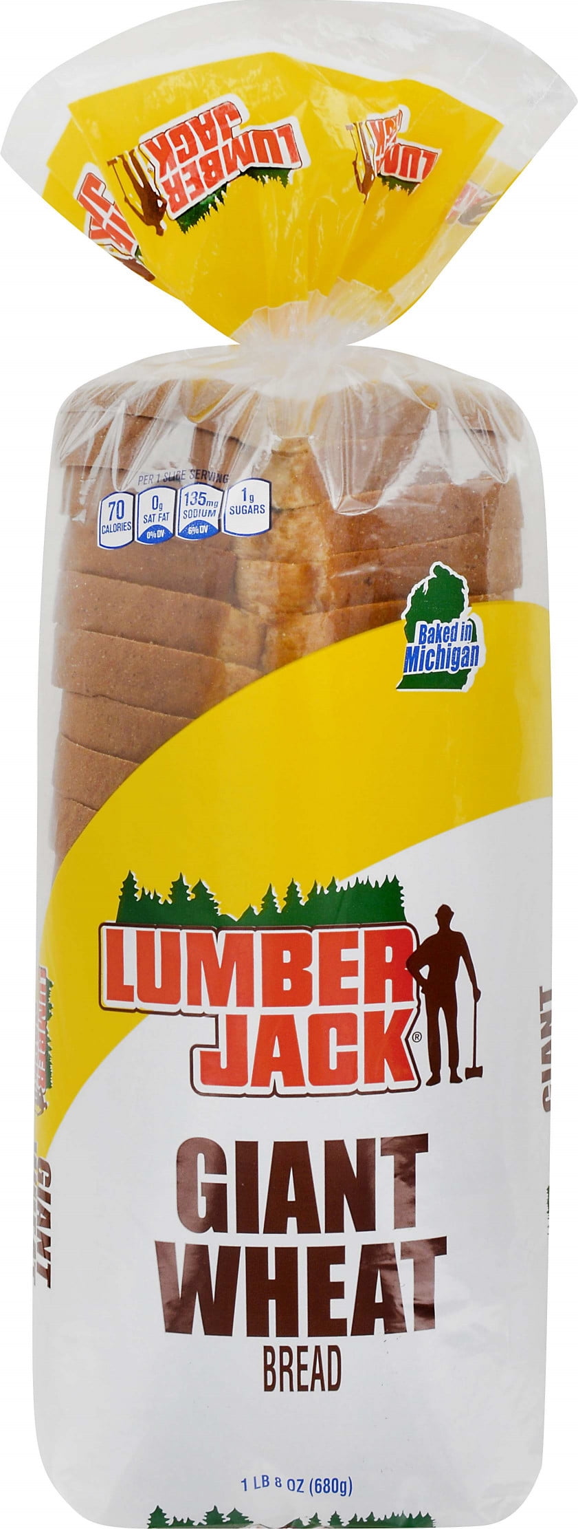 Lumber Jack Giant Wheat Bread, 24 oz