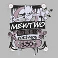 thumbnail image 2 of Men's Pokemon Mewtwo Ready for Battle Graphic Tee Athletic Heather Large, 2 of 5