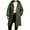 Coat-Army Green, variant on Inleife Womens Jackets Women's High-End Down Cotton Jacket Thick And Warm Hooded Cotton Jacket