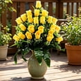 thumbnail image 5 of Artificial Cemetery Flowers, Gravesite Decoration Roses, Memorial Bouquets with Cemetery Vase, Vibrant and Long-Lasting Colors B ZZyuan, 5 of 6