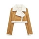 thumbnail image 4 of HH TRAF Chaquetas cortas de invierno para mujer, abrigos de manga larga con cuello vuelto y cremallera en 7 colores, chaquetas elegantes de calle para mujer, 4 of 5