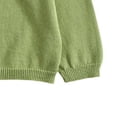 thumbnail image 6 of Rrxhxhs Cardigan for Girls Solid Color Crew Neck Button Front Long Sleeve Loose Casual Sweater Cover Up, 6 of 8