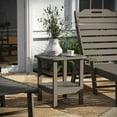 thumbnail image 2 of Taylor & Logan All-Weather Adirondack Style Patio Side Table Gray, 2 of 5