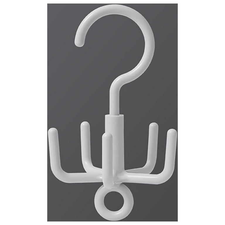 Giyblacko Sticky Hooks For Hanging Belt Hanger Scarf Tie Rack Hook For  Closet Organizer 360 Swivel Hook 