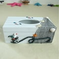 thumbnail image 2 of BESTOYARD 1Pcs Sailboat Tissue Box Holder in Bamboo for Home Decoration, 2 of 6