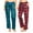 Red Buffalo Check / Blackwatch Plaid, variant on Ashford & Brooks Women's Plush Mink Fleece Pajama Sleep Pants 2 Pack