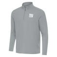 thumbnail image 2 of Men's Antigua  Gray New York Giants Intent Quarter-Zip Top, 2 of 4