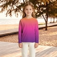 thumbnail image 4 of JAJAHO Girls Boys Rash Guard Swim Shirt For Kids 3-14Y Raglan Long Sleeve Sun Protection Shirts Athletic Rashguard, 4 of 6
