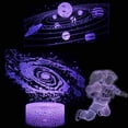 thumbnail image 1 of YSITIAN Solar System 3D Optical Illusion Lamp Three Pattern Universe Space Spaceman Galaxy Night Light for Kids Boys and Girls as on Birthdays or Holidays YT-7546, 1 of 6
