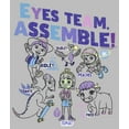 thumbnail image 2 of Girl's Ridley Jones Eyes Team, Assemble!  Graphic Tee Athletic Heather Large, 2 of 5