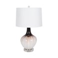 thumbnail image 5 of Sagebrook Home Glass 26" 2Tone Bottle Table Lamp, White, Round, 25.5"H, 2 Tone - 15" x 15" x 25.5", 5 of 7