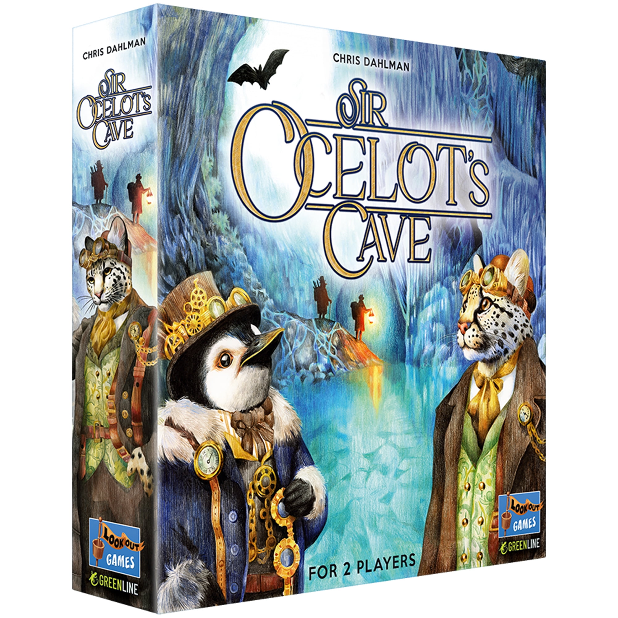 Sir Ocelot's Cave Family Strategy Board Game for Ages 8+, from Asmodee