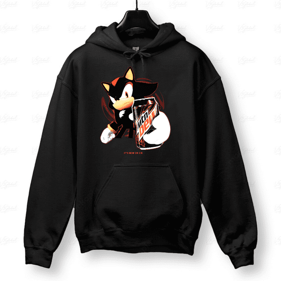 Gamer Hero Retro Shadow Hedgehog Inspired Graphic Hoodie for Men & Women, up to Size 5XL