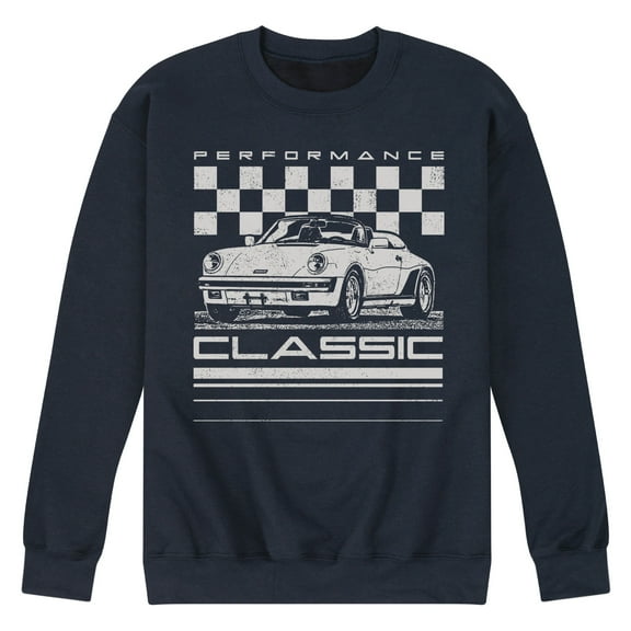Instant Message - Performance Classic Car - Men's Crew Neck Fleece Pullover