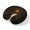 Raven, Gold, Charcoal, Obsidian, variant on Neck Pillow, Black Cat Halloween Memory Foam U-Shaped Travel Pillow for Airplane Car Train Office Nap, Portable Soft Head Neck Support for Sleeping & Reclining Vintage Horror Moon Night