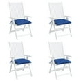 thumbnail image 3 of vidaXL Chair Cushion Set of 4 Blue Oxford fabric (100% polyester), 3 of 6