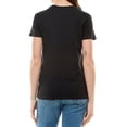 thumbnail image 4 of Women's Basic Solid Crew Neck T Shirt, XX-Large, Black, 4 of 7