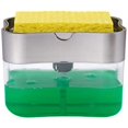 thumbnail image 1 of Soap Dispenser, Dish Soap Dispenser for Kitchen 2 in1 Plastic Soap Pump Dispenser, 1 of 5