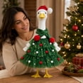 thumbnail image 7 of Christmas Porch Goose Outfit, Red Xmas Dress with Matching Hat, Costume for 23 Inch Lawn Goose Statue, Outdoor Yard Christmas Holiday Decor, 7 of 7