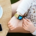 thumbnail image 5 of Stainless Steel Loop Replacement Bands, Premium Material Mesh Loop with Strong Magnetic Clasp for Apple Watch Ultra Series, Exquisite Appearance Dual Magnetic Clasp Strap for Men Women, 41mm, 5 of 5