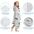 thumbnail image 7 of Cute Hedgehog Pattern Hooded Bath Towel，60"x35" for Ages 3 To 12 Kids, Quick Dry Lightweight Soft Microfiber Hood Beach Towel Cover Up for Kids, 7 of 7