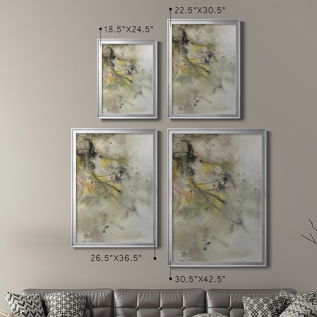 Soft Inspiration II Premium Framed Print, in Gold, Black, or Silver - Ready to Hang