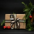 thumbnail image 3 of Metallic Black & Gold Christmas Holiday Gift Tag Labels | 2 x 3" Inches - 100 Pack, 3 of 8