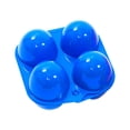 thumbnail image 2 of ziyahi Plastic Egg Container Camping Portable Picnic Holder Kitchen Egg Storage Box 4 Grid Color Random, 2 of 6